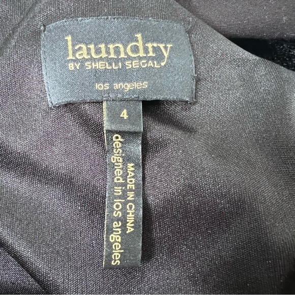 Laundry by Shelli Segal One Shoulder Sequin Dress Size 4 - Picture 8 of 11